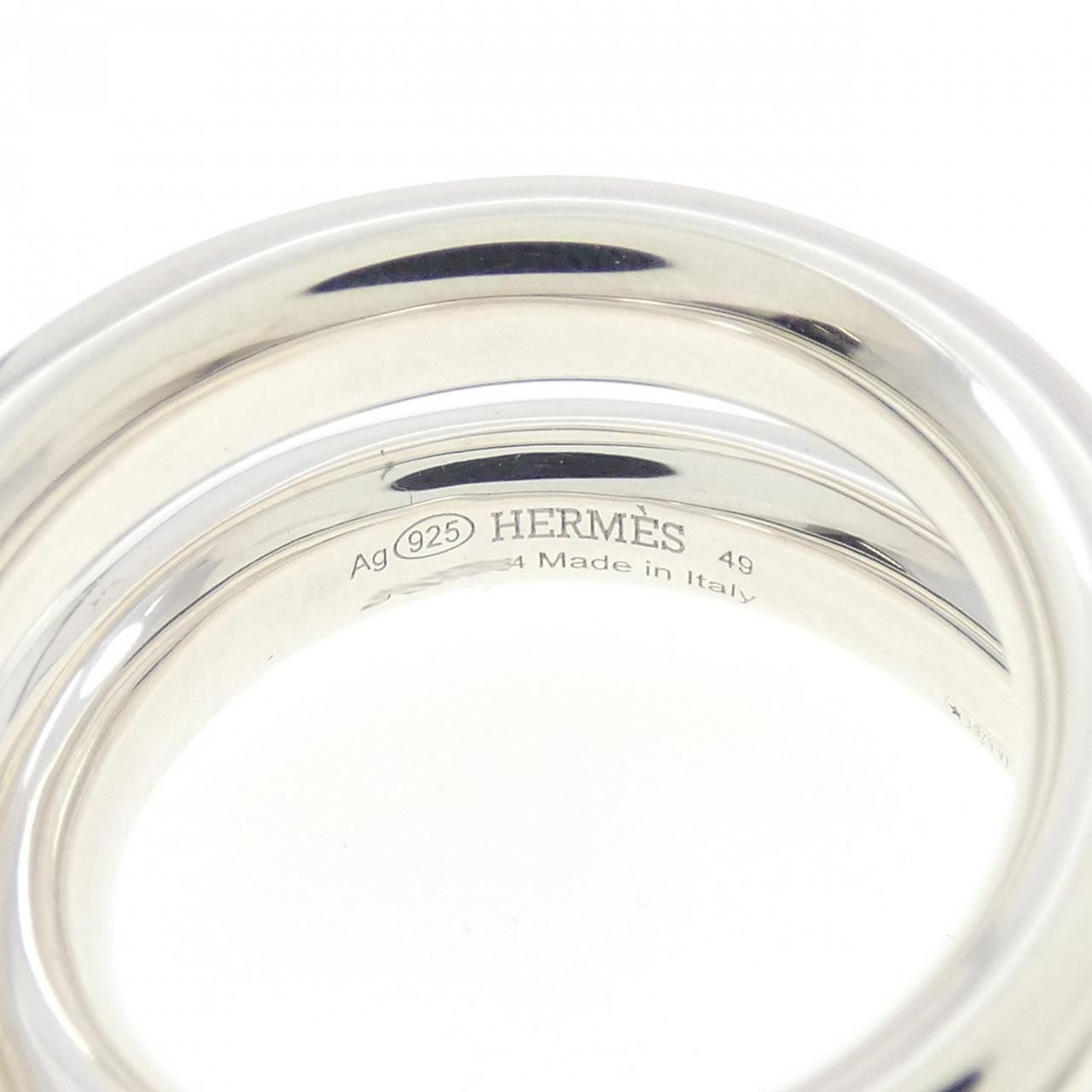 Hermes Vertiges Ring Silver — view 4