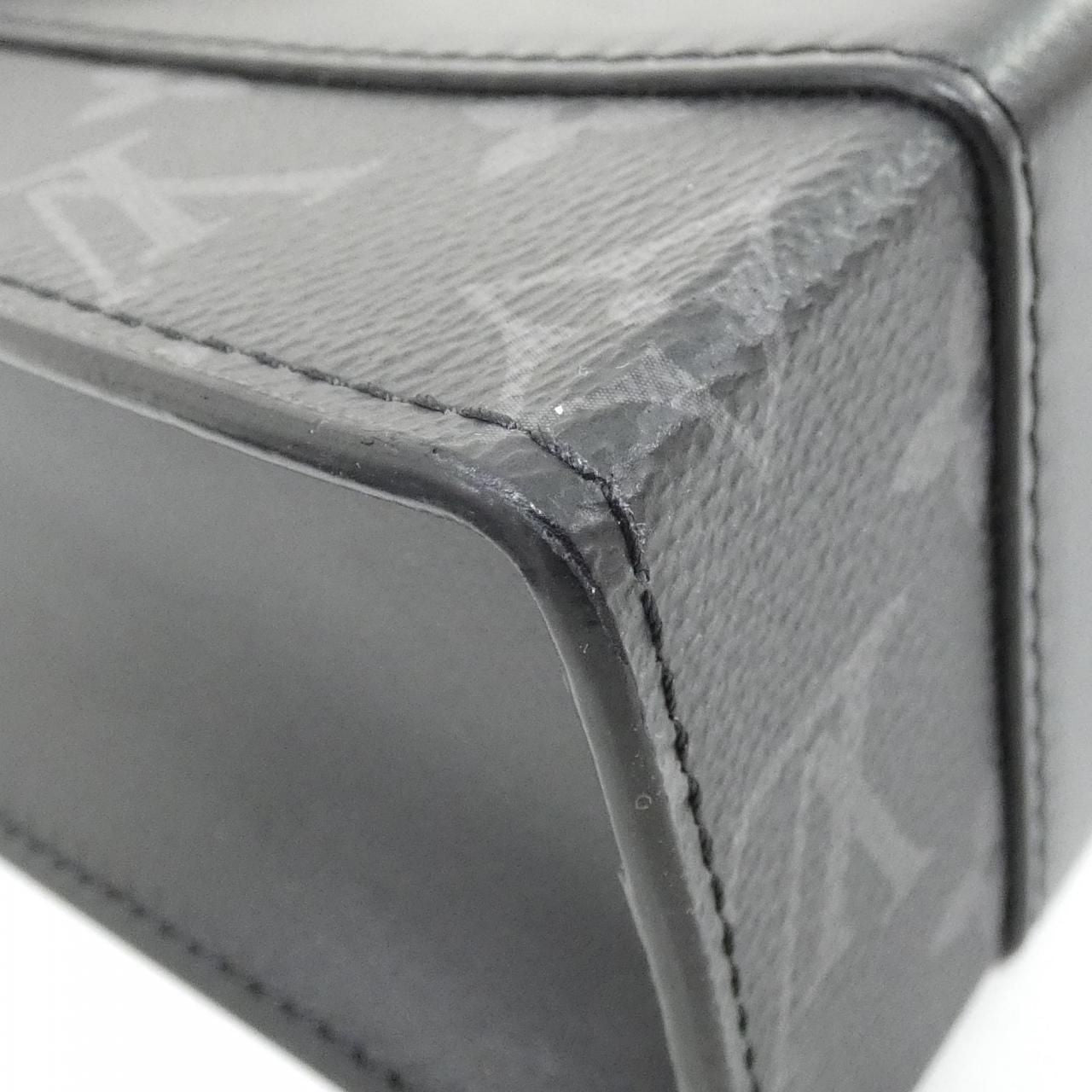 Louis Vuitton Monogram Eclipse Sac Plat Mini Bag — view 2