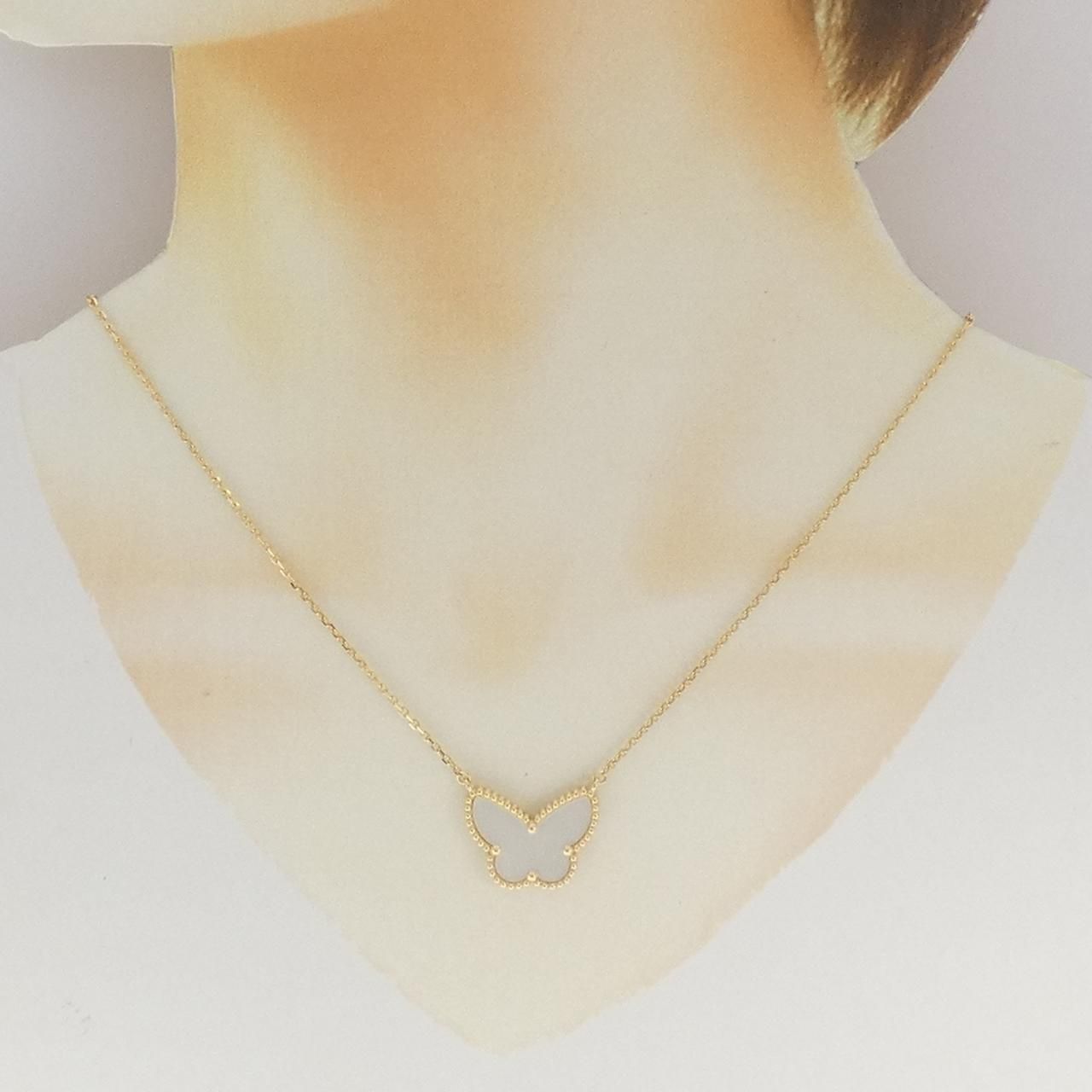Van Cleef & Arpels Lucky Alhambra Papillon Necklace — view 5