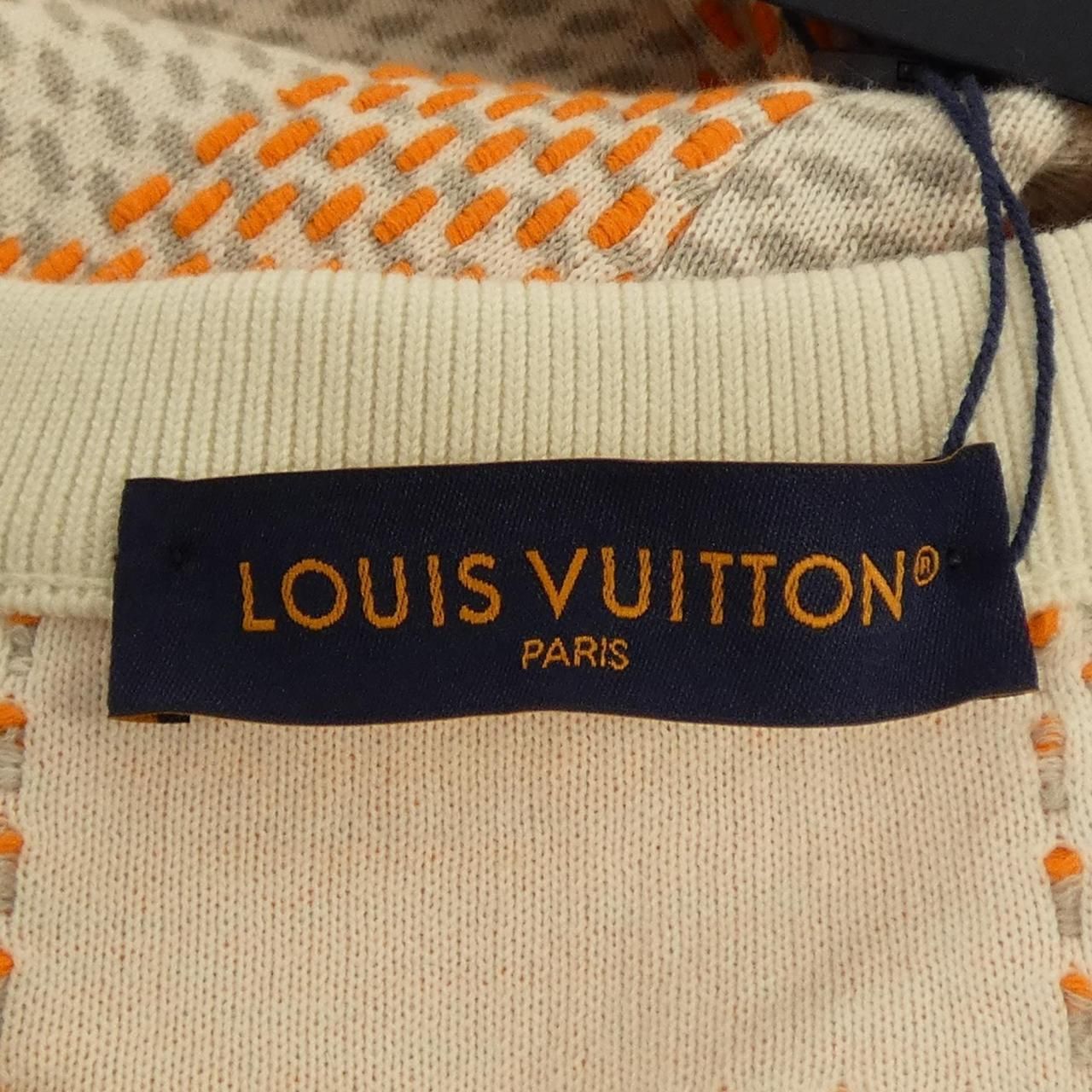 Louis Vuitton Damier Jagade Cotton Pullover Knit Sweater — view 4