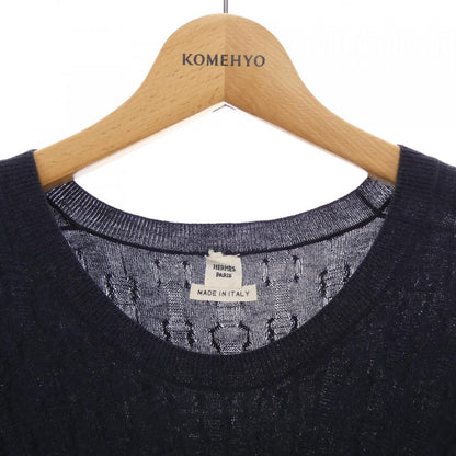 Hermes Knit Sweater Navy — view 5