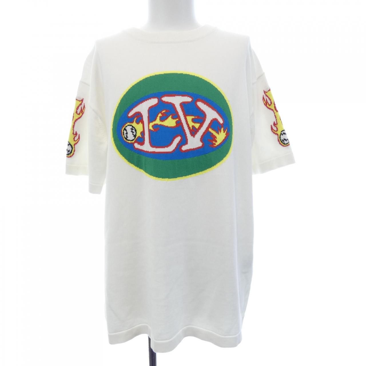 Louis Vuitton Graphic Show Top Sleeve Neck T-Shirt
