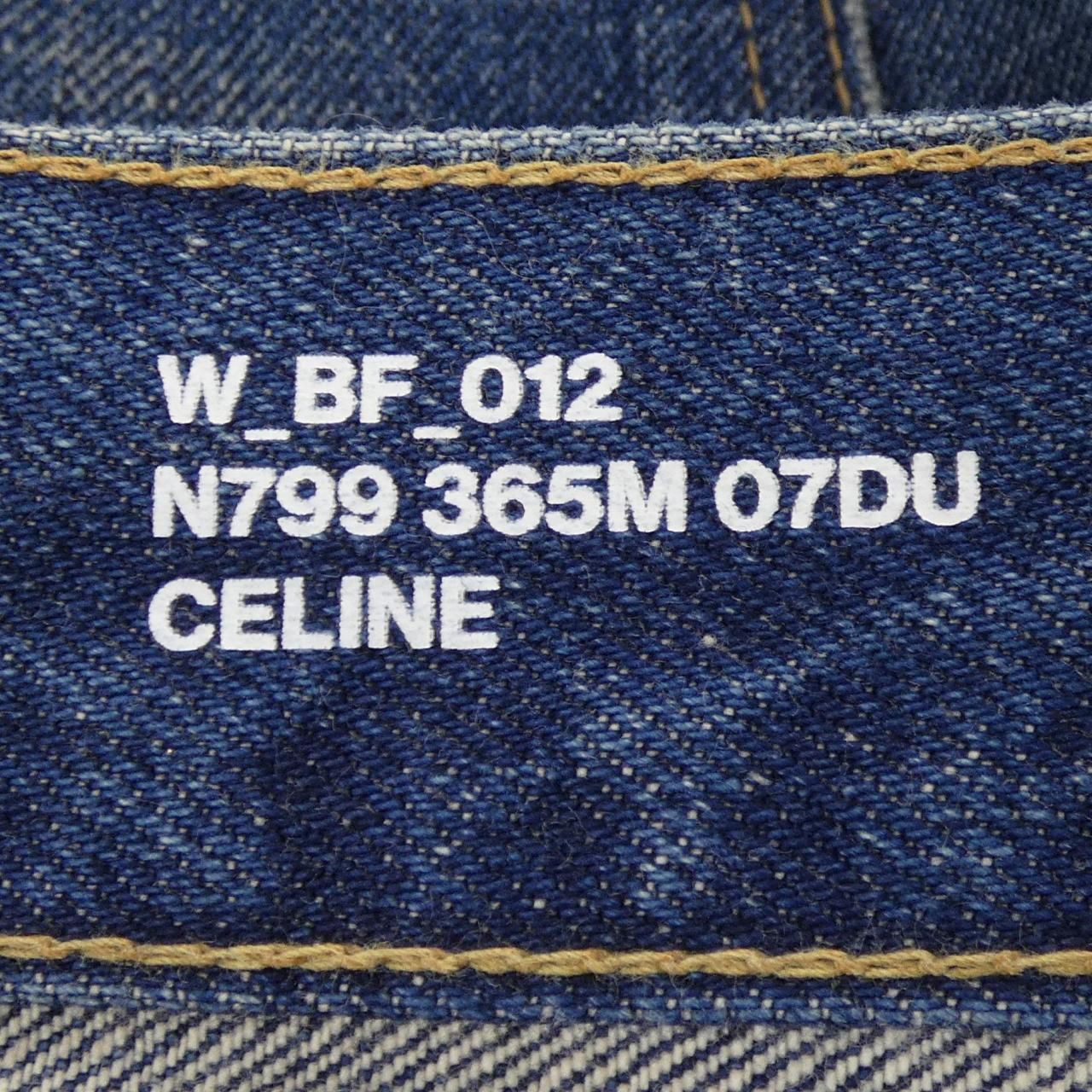 Celine Poly Jeans Blue — view 4