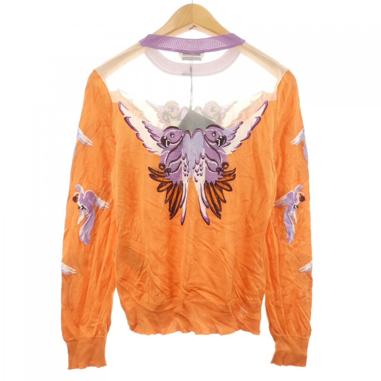 Fendi Knit Sweater Orange — view 2