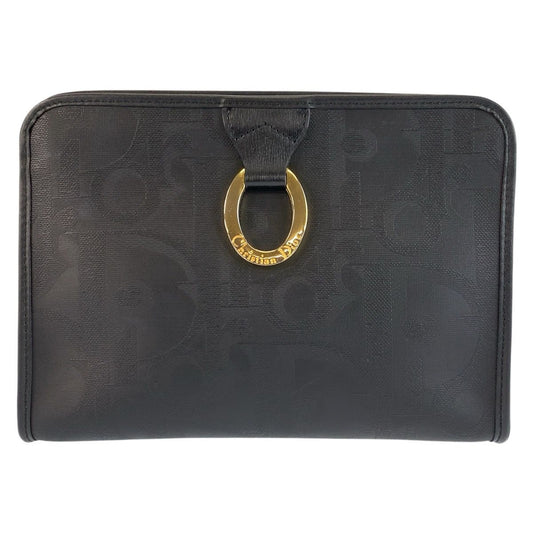 Dior Trotter Oval Black Clutch