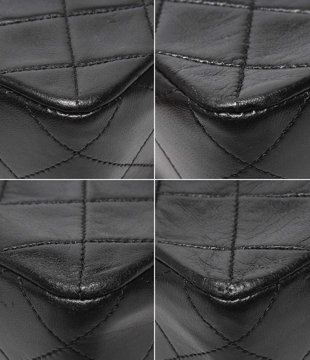 Chanel Chain Shoulder Bag Gold Quilted 20 Single Flap — view 5