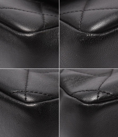 Chanel 2-Way Chain Shoulder Bag Quilted Lambskin Gold — view 5