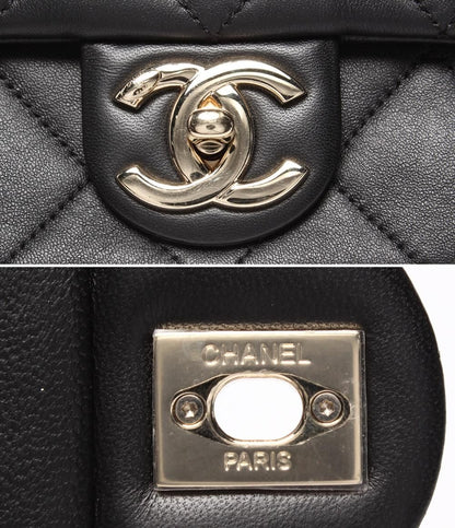 Chanel 2-Way Chain Shoulder Bag Quilted Lambskin Gold — view 6