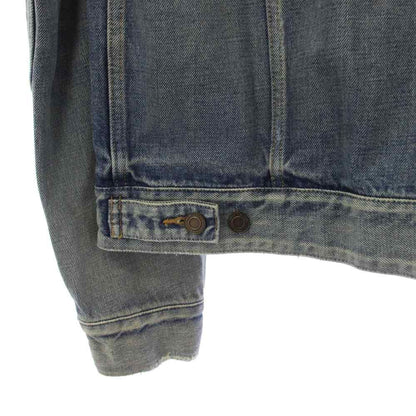 Saint Laurent Paris Denim Jacket Distressed 50 Blue — view 5
