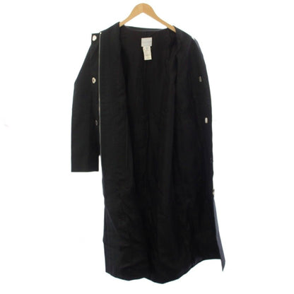 Celine Stand Collar Coat Long 40 Black — view 5