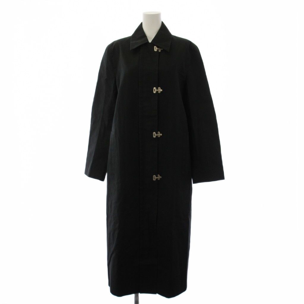 Celine Stand Collar Coat Long 40 Black