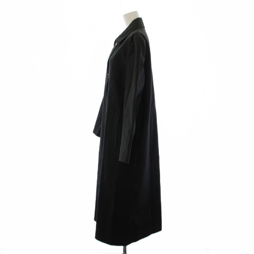 Celine Stand Collar Coat Long 40 Black — view 2