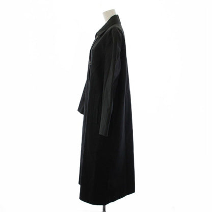 Celine Stand Collar Coat Long 40 Black — view 2