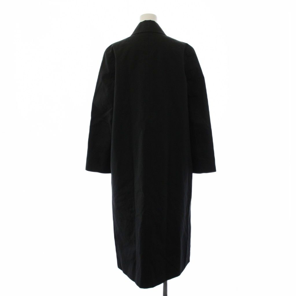 Celine Stand Collar Coat Long 40 Black — view 3