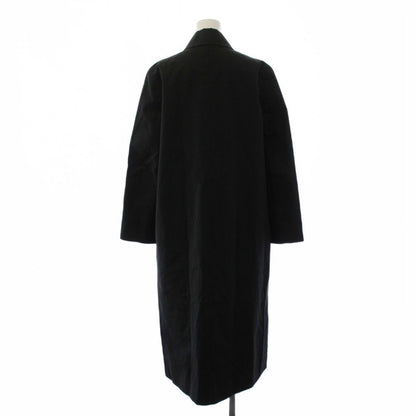 Celine Stand Collar Coat Long 40 Black — view 3