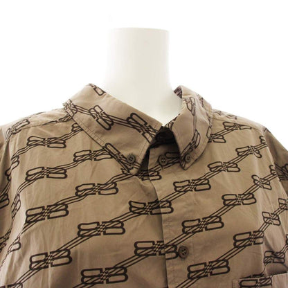 Balenciaga BB Monogram License Logo Cotton Poplin Shirtdress Shirt Dress — view 4