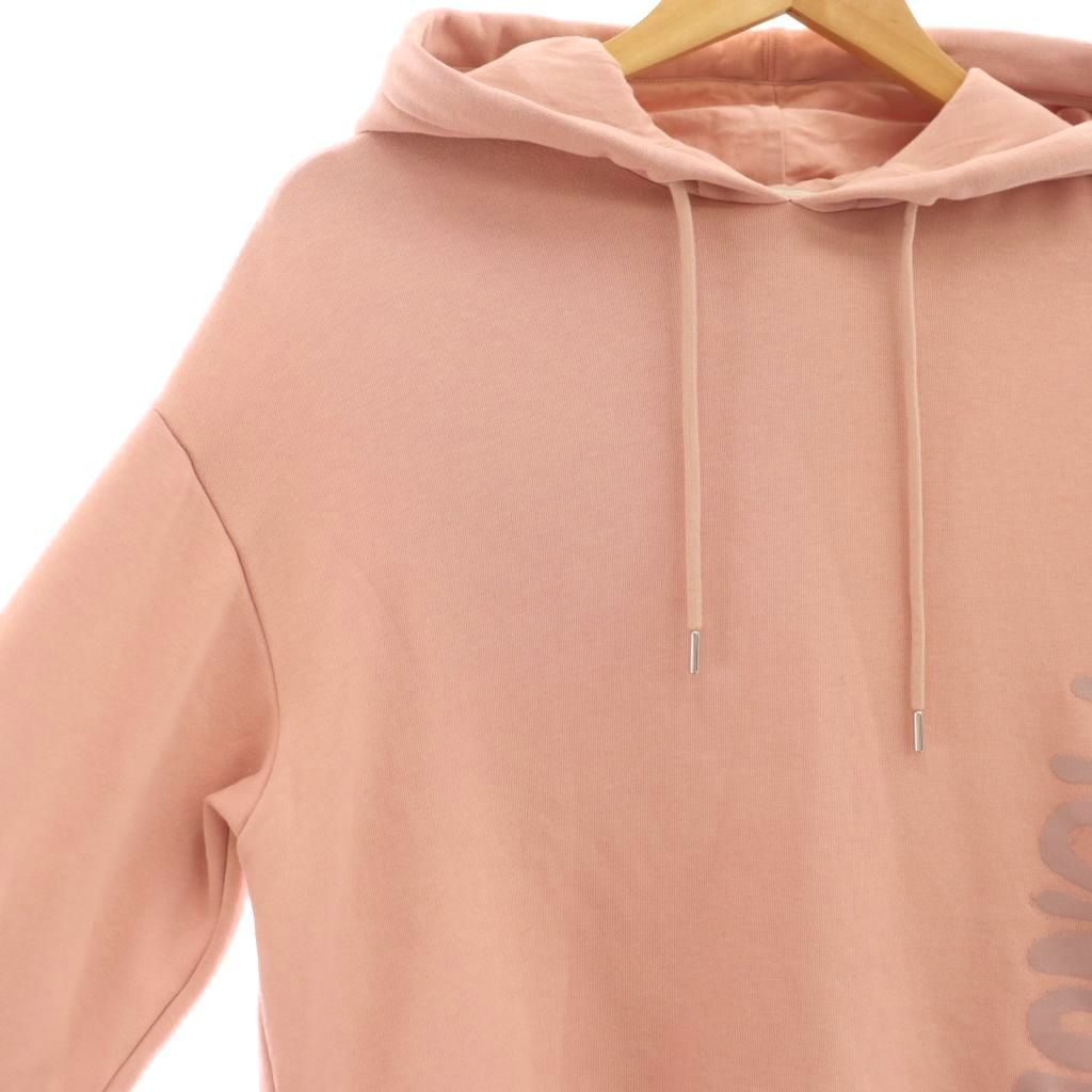 Moncler Hoodie Sweater Logo XS Pink — view 3
