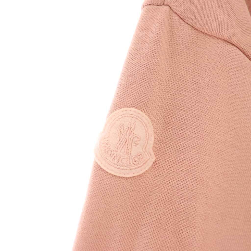 Moncler Hoodie Sweater Logo XS Pink — view 4