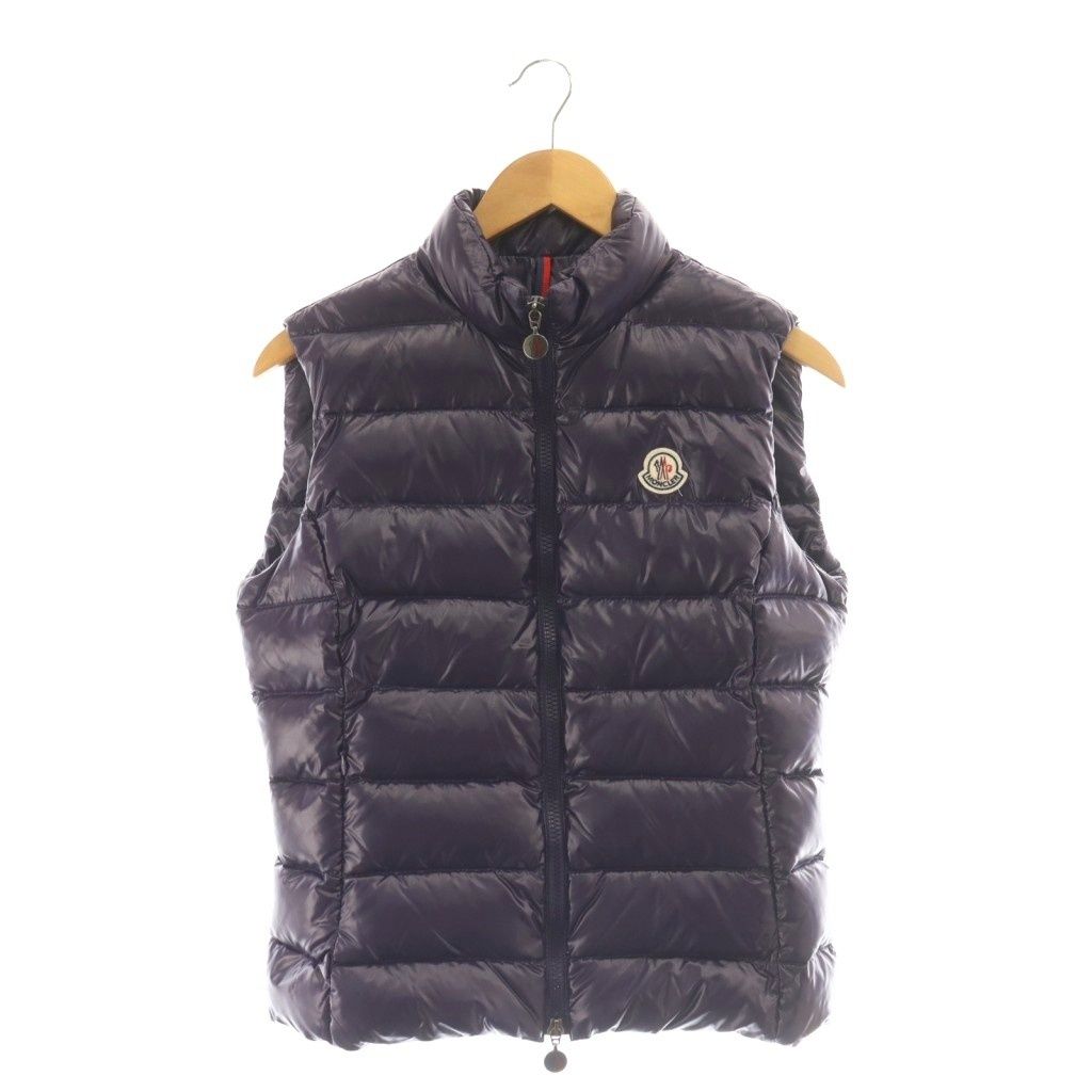 Moncler Ghany Down Jacket Vest Zip Up 2 Purple