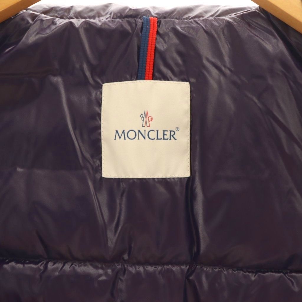 Moncler Ghany Down Jacket Vest Zip Up 2 Purple — view 5