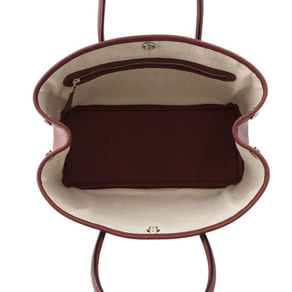 Hermes Tote Garden Party TPM Rouge Ash Silver Negonda — view 5