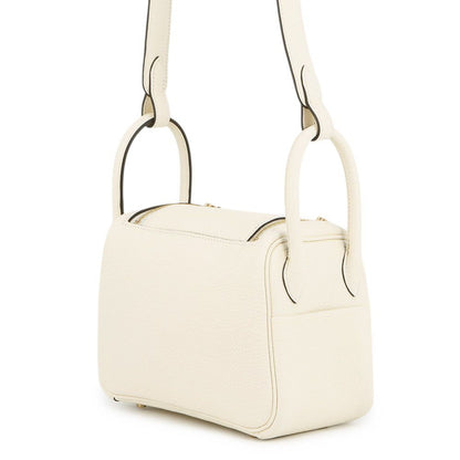 Hermes Lindy Mini Cles Mu Gold Taurillon Clemence 2-Way Shoulder Bag — view 2