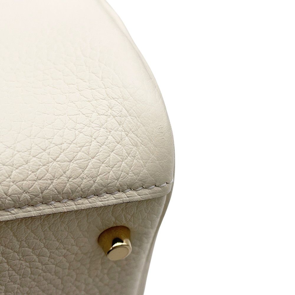 Hermes Lindy Mini Cles Mu Gold Taurillon Clemence 2-Way Shoulder Bag — view 6