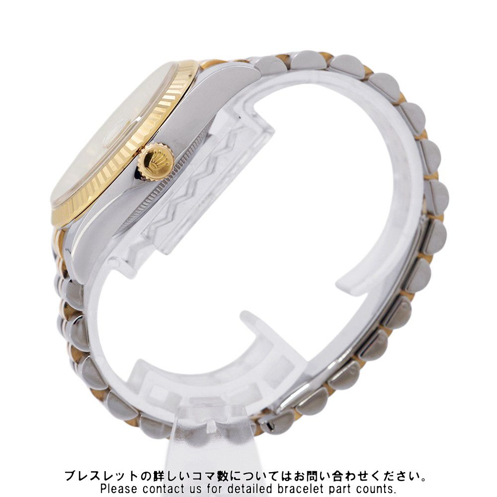 Rolex Datejust Number SS 18k Yellow Gold Watch Champagne Dial Diamond — view 2