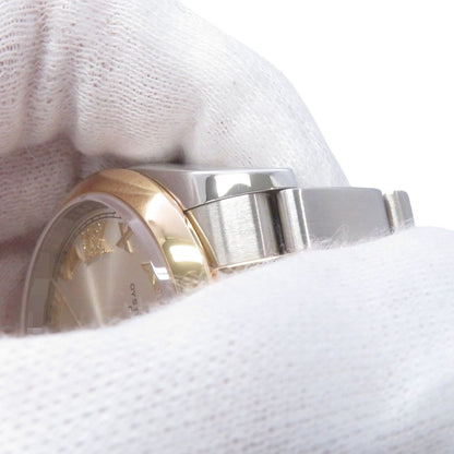 Rolex Datejust SS 18k Yellow Gold Roulette Silver Dial VI IX Diamond — view 6
