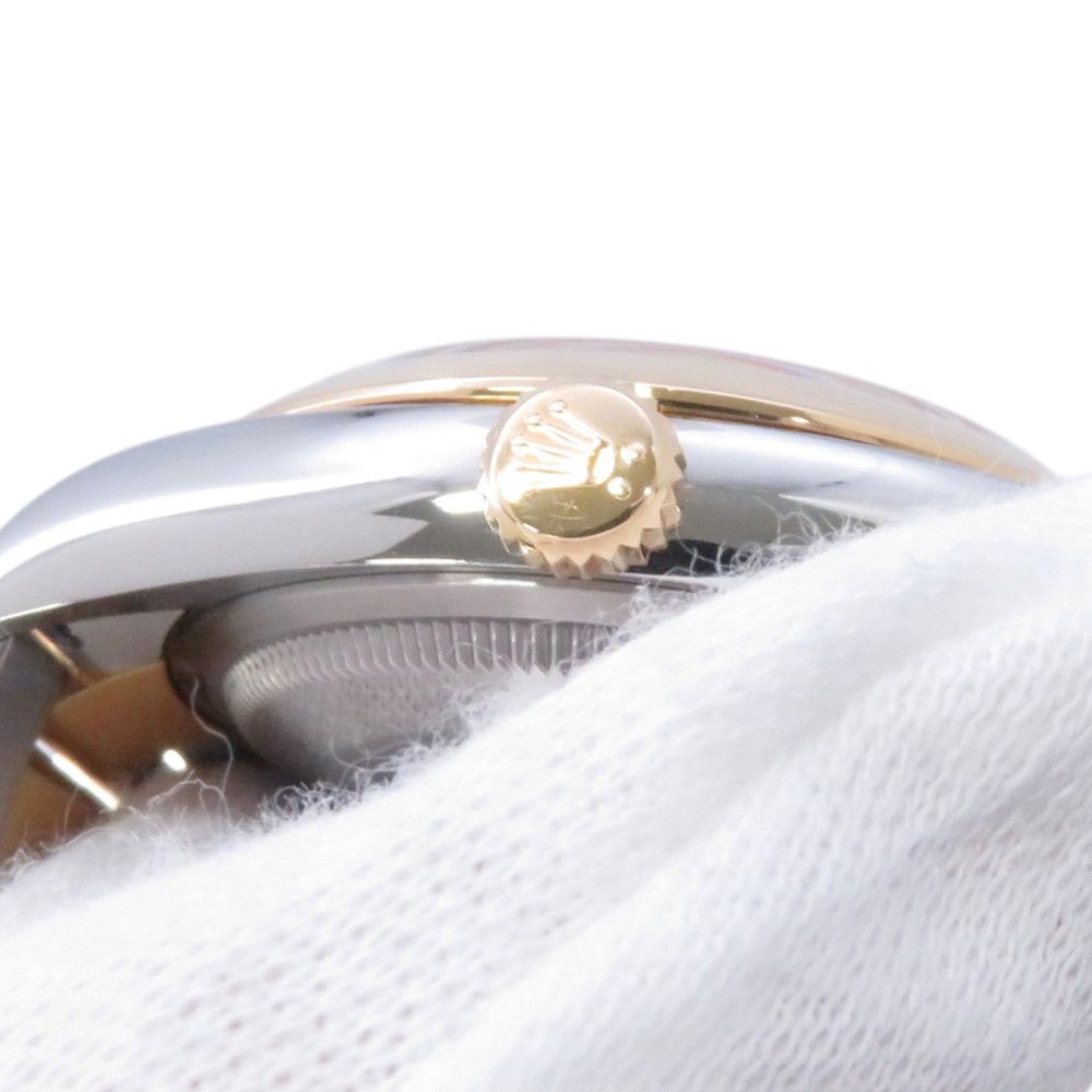 Rolex Datejust SS 18k Yellow Gold Roulette Silver Dial VI IX Diamond — view 9