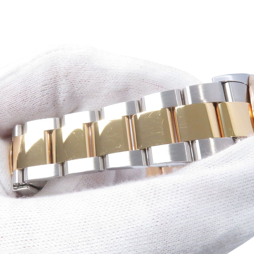 Rolex Datejust SS 18k Yellow Gold Roulette Silver Dial VI IX Diamond — view 7