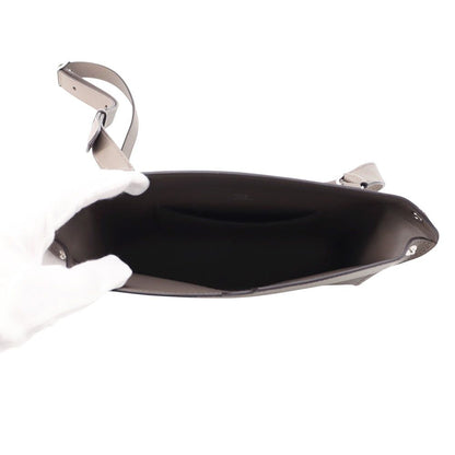 Hermes Shoulder Bag Vidopoche Etain Silver Epsom — view 5