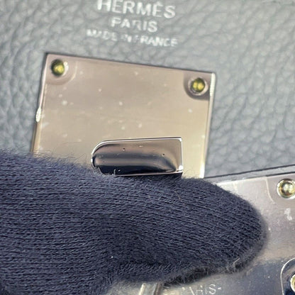 Hermes Belt Bag Kelly Hac a Dos PM Blue Glacier Silver Togo — view 9