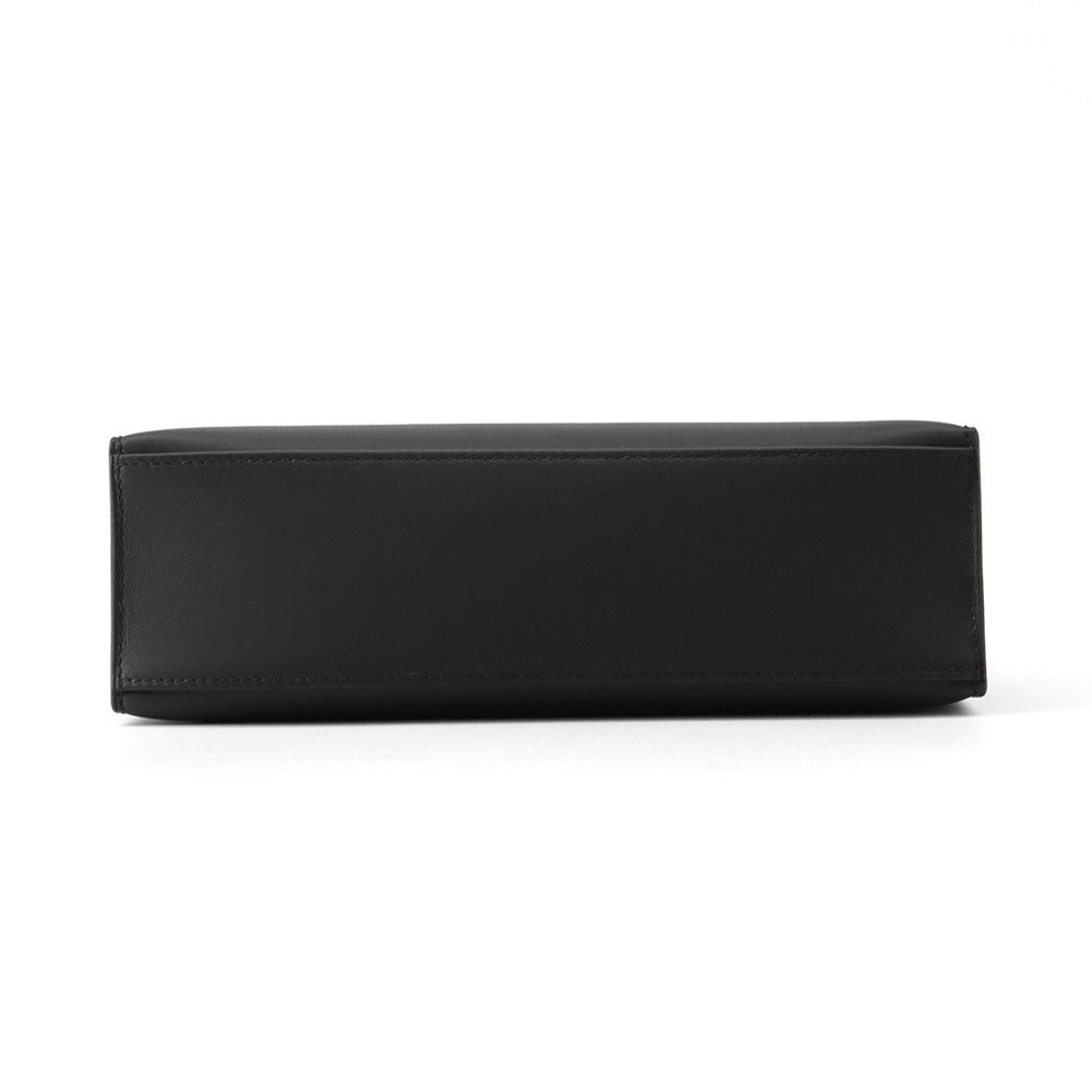 Hermes Handbag Pochette Kelly Black Silver Swift — view 3