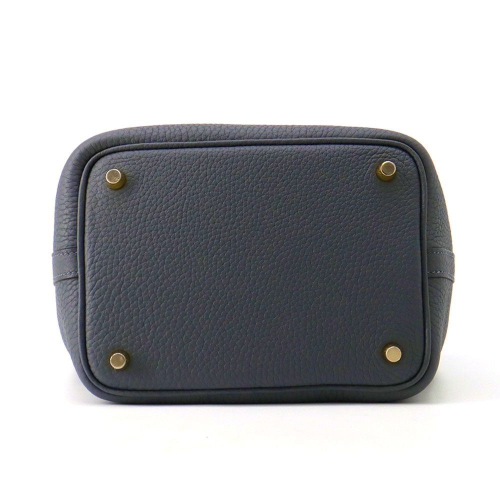 Hermes Handbag Picotin Lock PM Grimisty Champagne Gold Taurillon Clemence — view 3