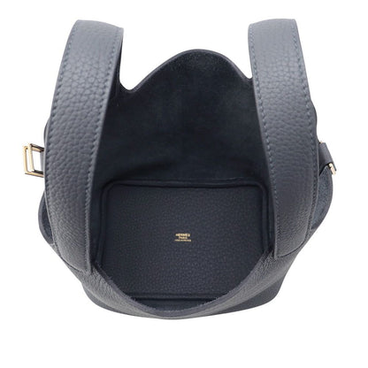 Hermes Handbag Picotin Lock PM Grimisty Champagne Gold Taurillon Clemence — view 5