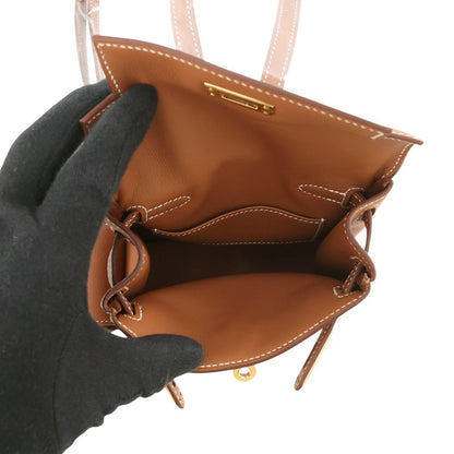 Hermes Backpack Kelly Jump Gold Swift — view 7