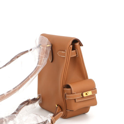 Hermes Backpack Kelly Jump Gold Swift — view 3