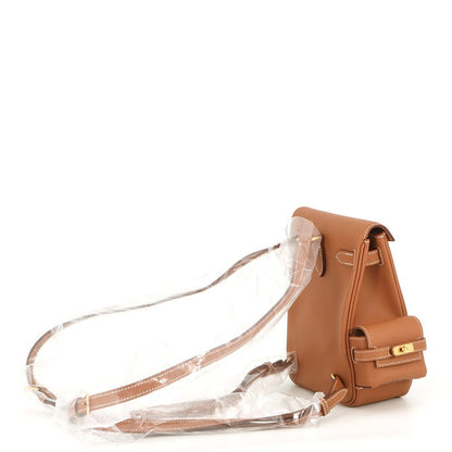 Hermes Backpack Kelly Jump Gold Swift — view 2