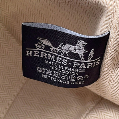 Hermes Pouch Bride-a-Brac PM Hibiscus Silver Canvas Case — view 7