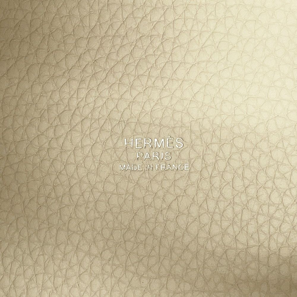 Hermes Handbag Picotin Lock PM Cles Silver Taurillon Clemence — view 9