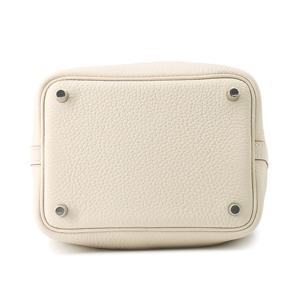 Hermes Handbag Picotin Lock PM Cles Silver Taurillon Clemence — view 3