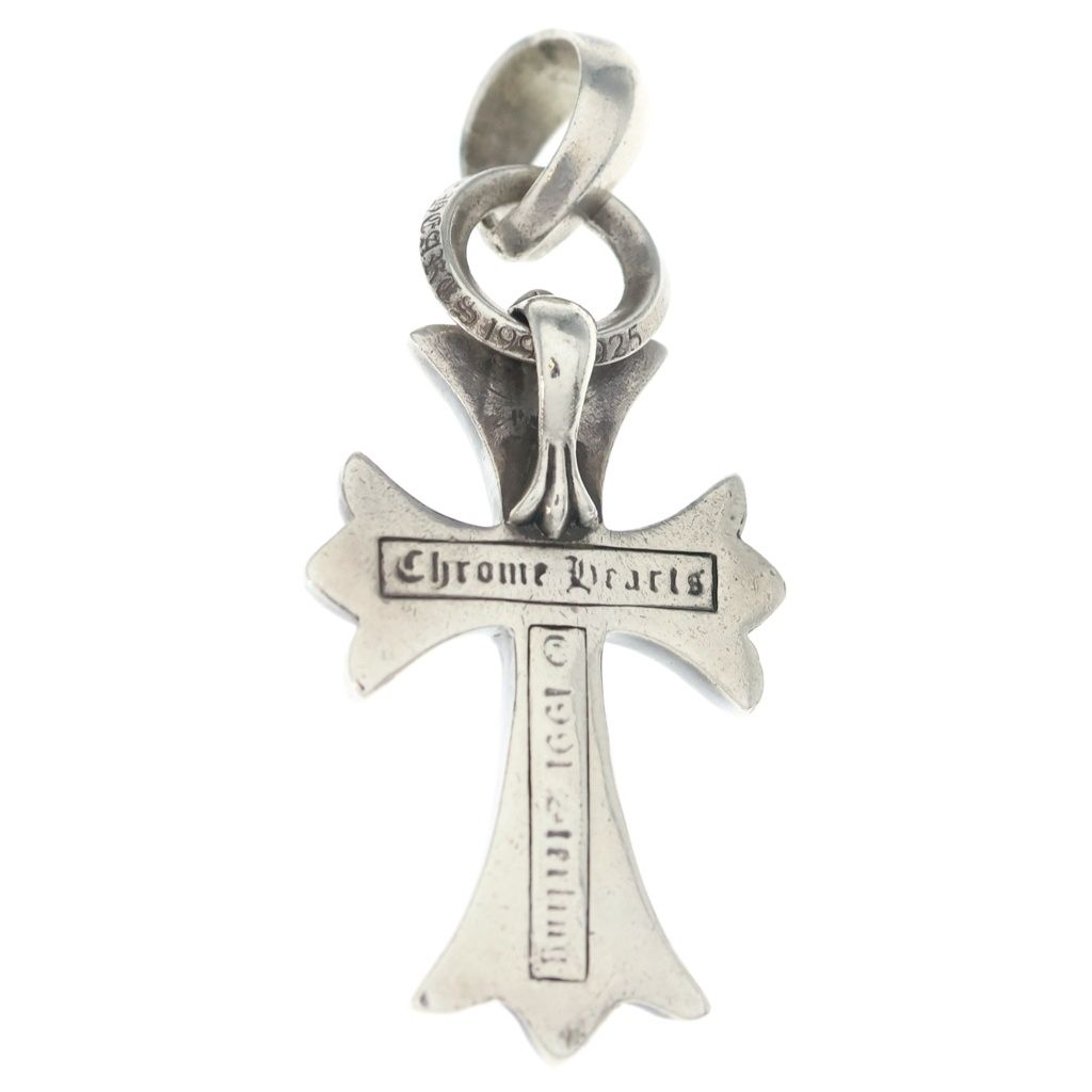 Chrome Hearts CH Crs Sml Bale Small CH Cross Pendant Top Silver — view 2