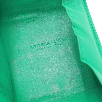 Bottega Veneta Intrecciato Coin Case Bifold Wallet Green — view 4