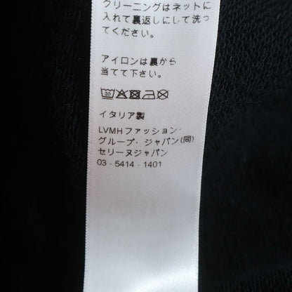 Celine Logo Print Hoodie Pullover Black — view 8