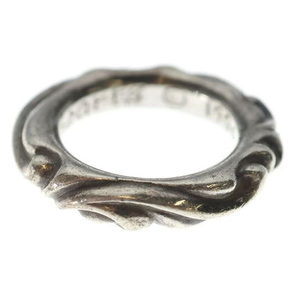 Chrome Hearts Scrl Band Scroll Ring Silver — view 3