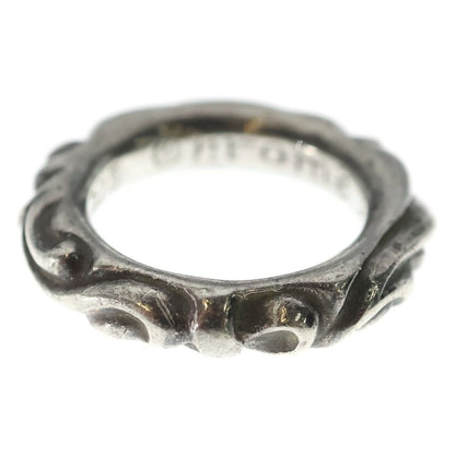 Chrome Hearts Scrl Band Scroll Ring Silver — view 4