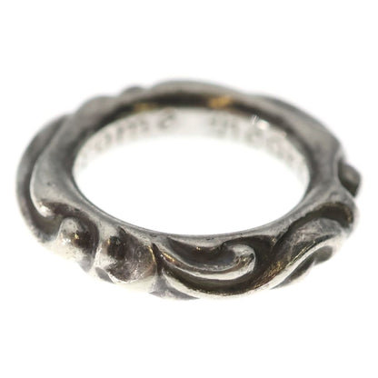 Chrome Hearts Scrl Band Scroll Ring Silver