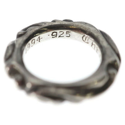 Chrome Hearts Scrl Band Scroll Ring Silver — view 6