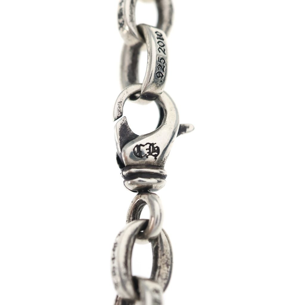 Chrome Hearts Large Paper Chn Large Chain Bracelet Silver — view 5